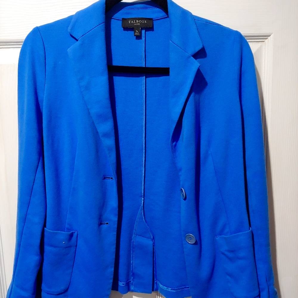 Talbots blue size petite small blazer